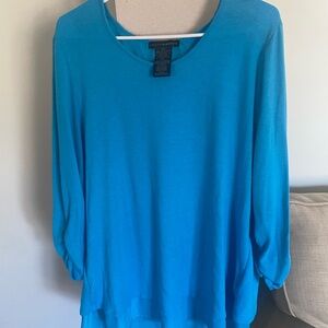 Grace Elements Vibrant Blue Blouse